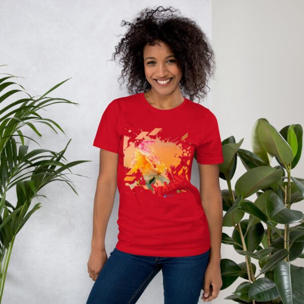 T-shirt unisexe design Rose