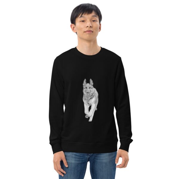 Unisex organic sweatshirt black front 2 680fa394e6487.jpg