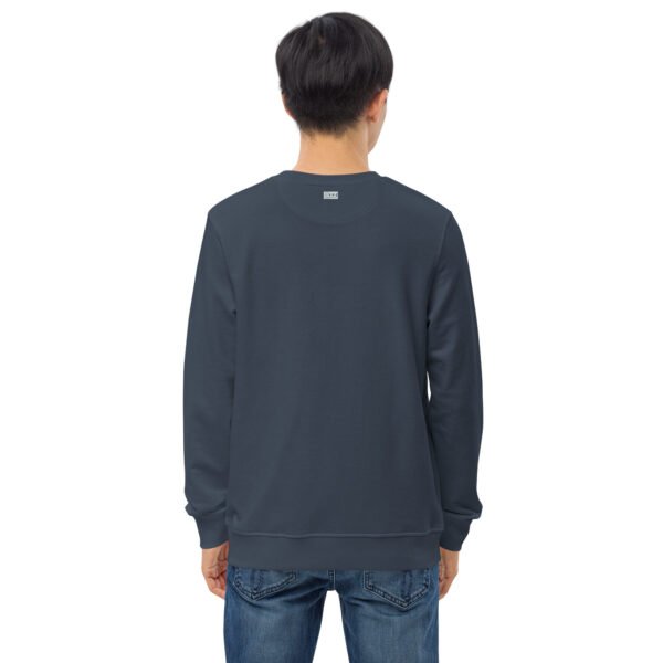 Unisex organic sweatshirt french navy back 680fa394e819b.jpg