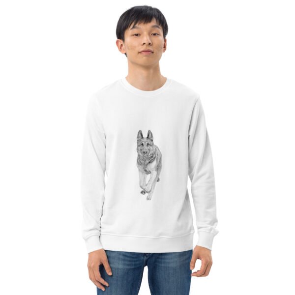 Unisex organic sweatshirt white front 2 680fa394eaada.jpg