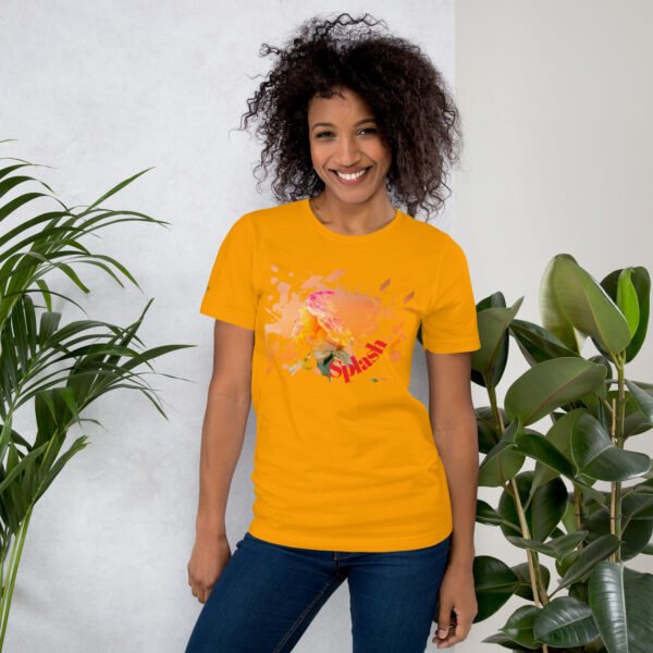t-shirt unisexe design de rose