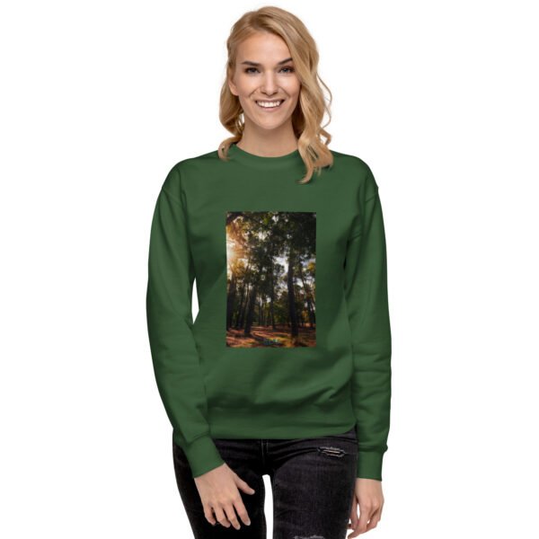 Unisex premium sweatshirt forest green front 2 6814885fd2ebb.jpg